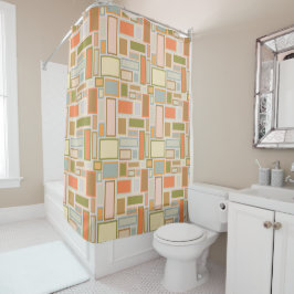 Boho Rectangle Duschvorhang