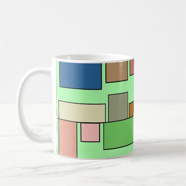 Boho Rectangle Kaffeetasse (Links)