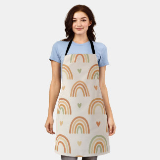 Boho-Regenbogen-All-Over-Druckschürze Schürze