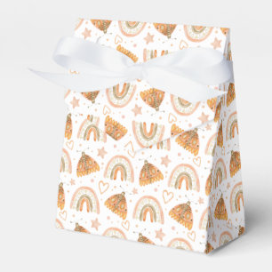 Boho-Regenbogen-Aquarell-Motten-Baby-Party Geschenkschachtel