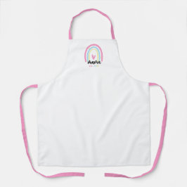 Boho Regenbogen Benutzerdefinierte Mama Errichtet  Schürze