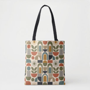 Boho-Regenbogen & Botanisches Nahtloses Muster