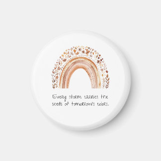 Boho-Regenbogen-Button-Pin Magnet