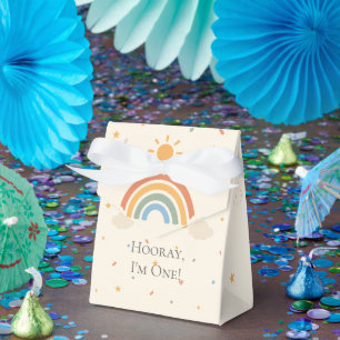 Boho Regenbogen Erstes Geburtstagsgeschenkbox Geschenkschachtel