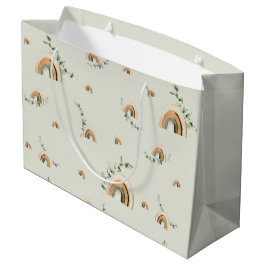 Boho Regenbogen Eukalyptus Kinderzimmer Babydusche Große Geschenktüte