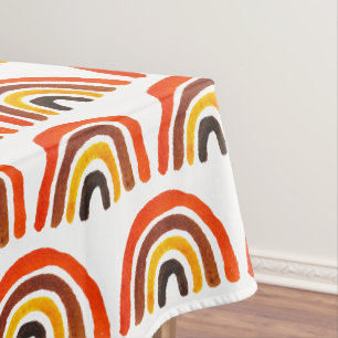 Boho-Regenbogen-Geburtstags-Baby-Party Geschlechts Tischdecke