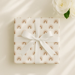 Boho Regenbogen, geschlechtsneutrales Kinderzimmer Geschenkpapier