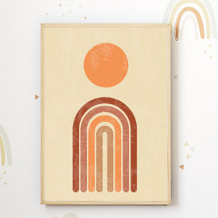 Boho-Regenbogen-Kinderzimmer-Druck Kinderzimmer Po Poster