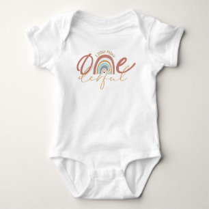 Boho Regenbogen - Kleine Wunderbare Eins Baby Strampler