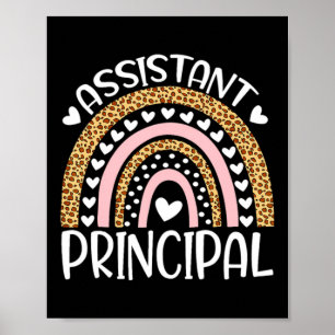 Boho Regenbogen Leopard Hauptinstant Erster Tag Poster