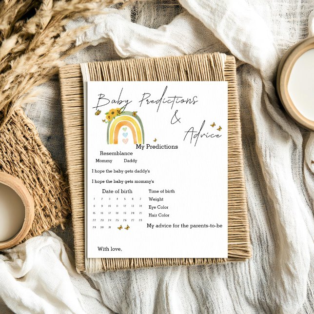 Boho Regenbogen mit Sonnenblumen Kinderspiel (Von Creator hochgeladen)