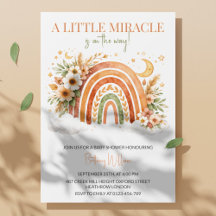 Boho-Regenbogen neutrale Babyparty