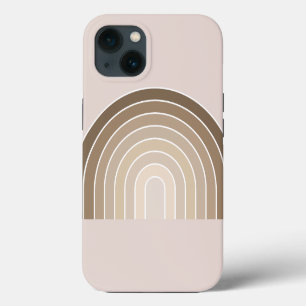 Boho-Regenbogen-Oliv-Erdtöne iPhone 13 Hülle
