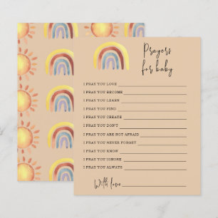 Boho-Regenbogen-Party-Spiel   Gebete für Baby