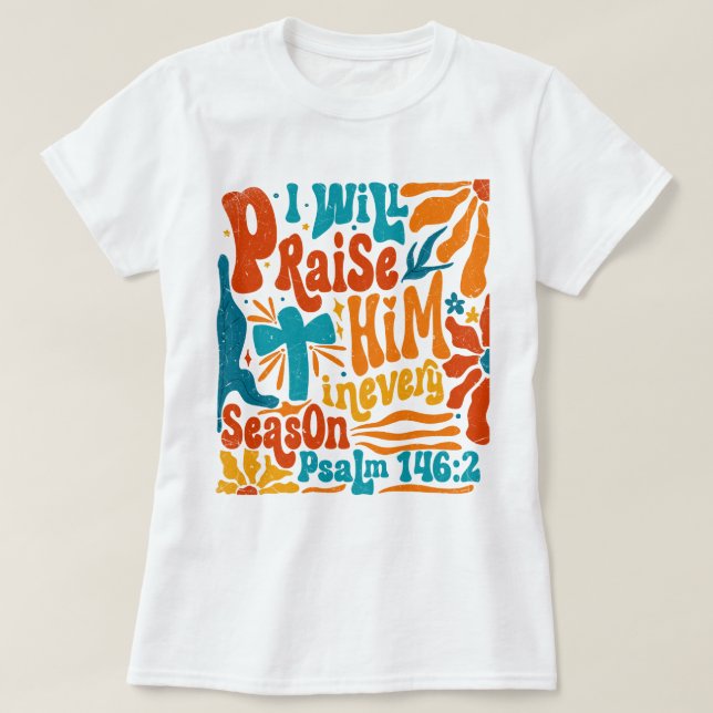 Boho Religious werde ich ihn in jeder Jahreszeit l T-Shirt (Design vorne)