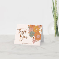 Boho Retro Floral Baby Dusche Individuelle Name