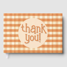 Boho Retro Groovy Colorful Wavy Wedding Gästebuch