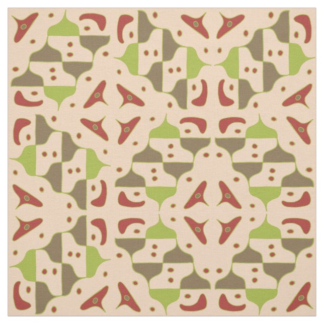Boho Retro Modern Graphic Stoff (Muster)