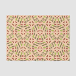Boho Retro Modern Graphic Tissue Paper Seidenpapier