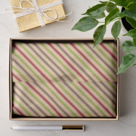 Boho Retro Modern Strip Tissue Paper Seidenpapier