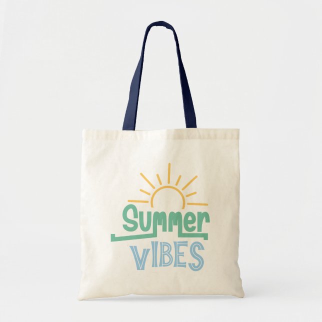 Boho Retro Sommerangebot Tragetasche (Vorne)