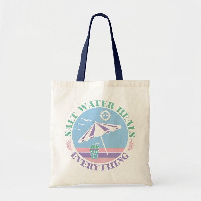 Boho Retro Sommerangebot Tragetasche (Vorne)