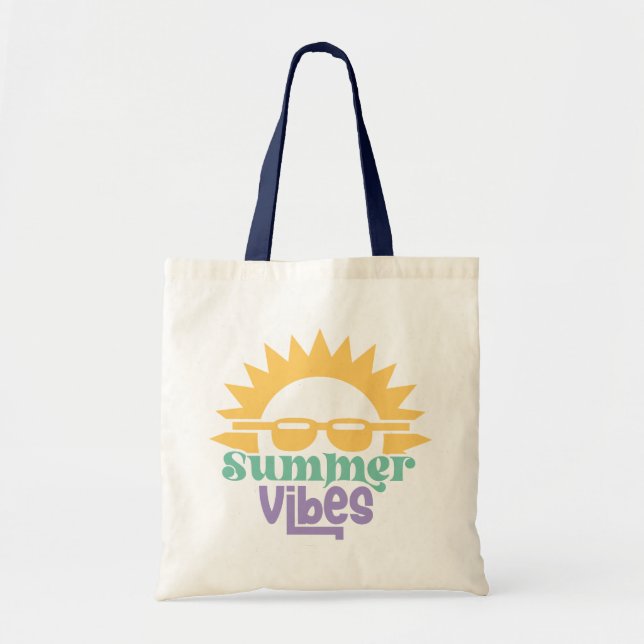 Boho Retro Sommerangebot Tragetasche (Vorne)
