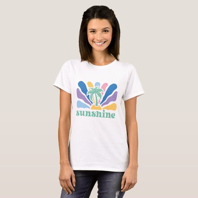 Boho Retro Summer T-Shirt (Vorne ganz)