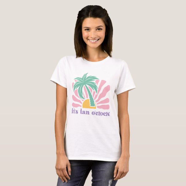 Boho Retro Summer T-Shirt (Vorne ganz)