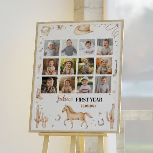 Boho Rodeo Parteitag Milestone signieren Poster