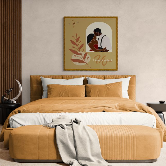 Boho Romance Ich verdiene es zu lieben Poster (Von Creator hochgeladen)