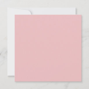 Boho Rosa Uni-Farbe Karte