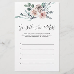 Boho Rose Babydusche schätzt das süße Chaos