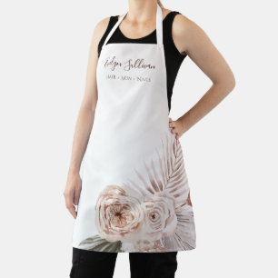 Boho Rose Schönheit berufliche Schürze