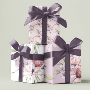 Boho Rose Wrapping Paper Sheets Geschenkpapier Set