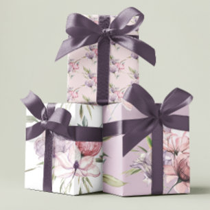 Boho-Rosen-Geschenkpapierbögen Geschenkpapier Set