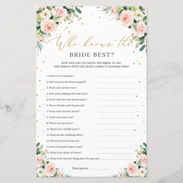 Boho rot rosa Blüte, die die Braut am besten kennt (Vorderseite)