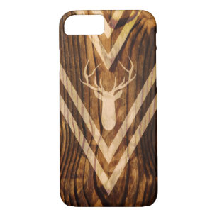 Boho Rotwild auf rustikalem Holz Case-Mate iPhone Hülle