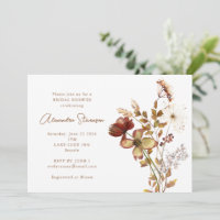 Boho Rustic Earthy Nature Botanical Brautparty