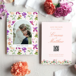 Boho Rustic Garden Foto Save The Date