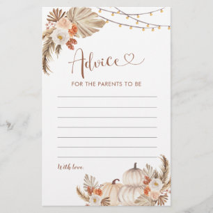 Boho Rustic Pumpkin Fall in Liebe Beratung für Elt