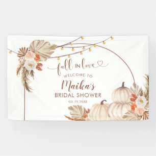 Boho Rustic Pumpkin Fall Liebe Große Banner