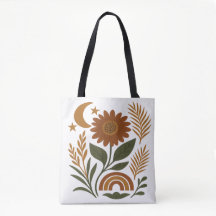 Boho Rustic Sonnenblume & Regenbogen