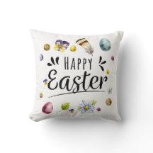 Boho Rustic Wasserfarbe Farbige Frohe Ostern
