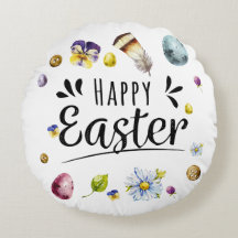 Boho Rustic Wasserfarbe Farbige Frohe Ostern