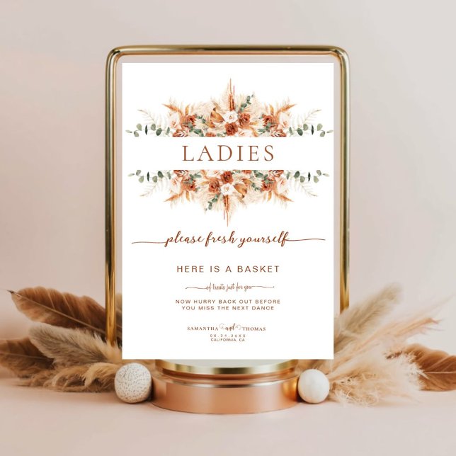 Boho Rustic Wedding Ladys Badezimmer Basket Poster (Von Creator hochgeladen)