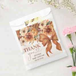 Boho-Rustikal-Herbst-Blumen-Baby-Shower-Party Geschenktütchen
