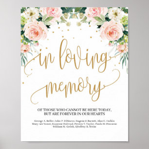 Boho-rustikale Hochzeit Gedenktafel in liebevoller Poster