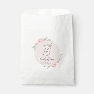 Boho rustikaler Blumenbonbon 16 danken Ihnen, Geschenktütchen