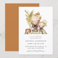 Boho Safari African Gender Neutral Boy Baby Dusche
